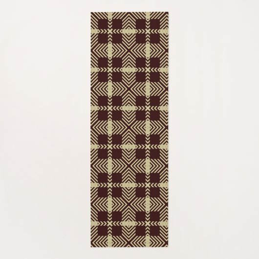Stylish Windowpane Geometric design Yoga Mat (Achterkant)