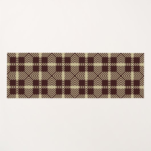 Stylish Windowpane Geometric design Yoga Mat (Voorkant (horizontaal))
