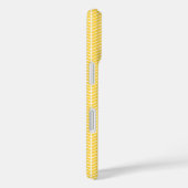 Stylish Yellow Herringbone Chevron ZigZag Monogram Case-Mate iPhone Case (Achterkant / Rechts)