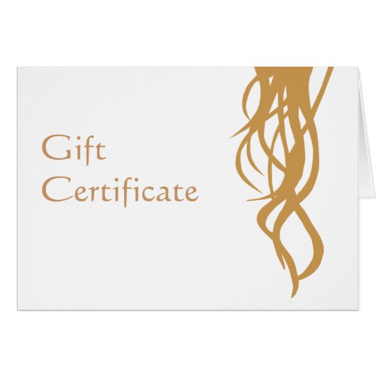 Stylist Cadeaucertificaat in wit (Voorkant Horizontaal)