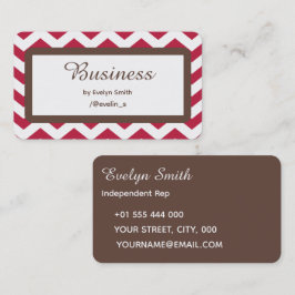 Stylist Cosmetoloog Avon Sales Representative Visitekaartje