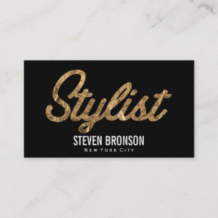Stylist Gouden Script Visitekaartje