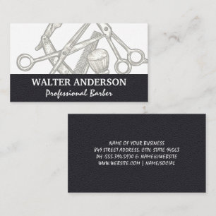 Stylist Kappersgereedschap Visitekaartje