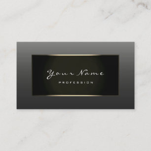 Stylist Mode Blogger Champagne Faux Gold Lower Visitekaartje