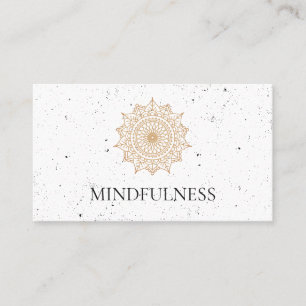 Stylist Natuurlijk Patroon Gesprokkelde Textuur Visitekaartje