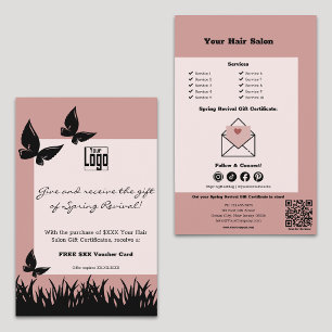 Stylist Spring Revival Cadeaubon Promotie Flyer