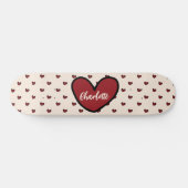 Stylist Sweet Heart Gepersonaliseerde geschenken s Skateboard (Horizontaal)