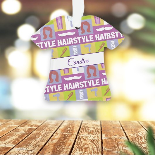 Styliste de cheveux Monogramme Pictogramme