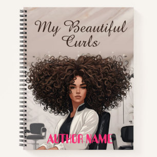 Styliste des cheveux bouclés Livre Couverture Insp
