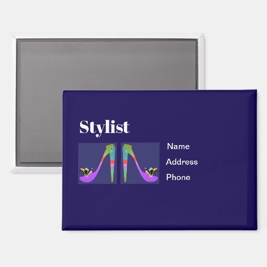 Styliste Magnet d'affaires (Recto/Verso)
