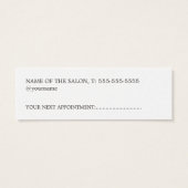 Styliste minimaliste Élégante Nomination Cheveux (Dos)