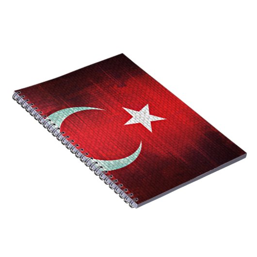 Stylized Flag of Turkey Notitieboek (Rechterzijde)