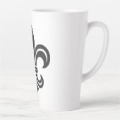 "Stylized Fleur-de-lis" Latte Mug (Droite)