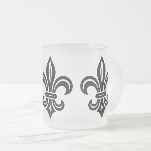 "Stylized Fleur-de-lis" Mug (Devant droit)