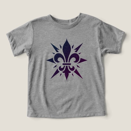 "Stylized Fleur-de-lis" T-Shirt (Design Recto)