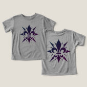 "Stylized Fleur-de-lis" T-Shirt (Design Recto & Verso)