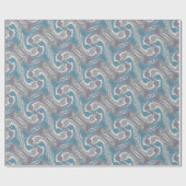 Stylized Swirling Hares Tesselation 3 Wrapping P Cadeaupapier (Vlak)