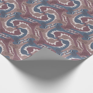 Stylized Swirling Hares Tesselation 7 Wrapping P Cadeaupapier