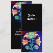 STYLIZEN STROOM/PINK RED GREEN ORANJE BLAUWE VLOER KAART (Voorkant / Achterkant)