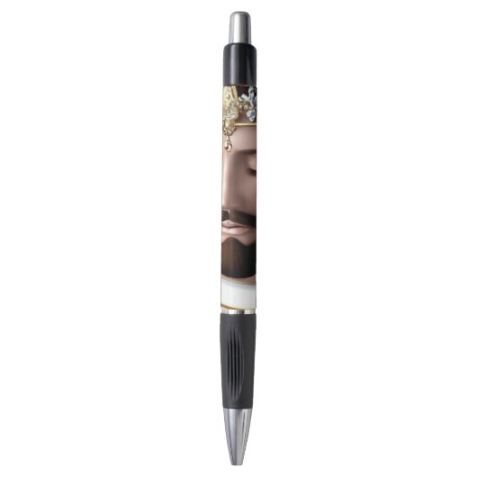 Stylo 3D Look AI Roi de l'Univers Jésus (Devant (Vertical))