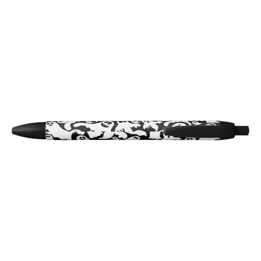 Stylo à bille noir éffrayant (Dos)