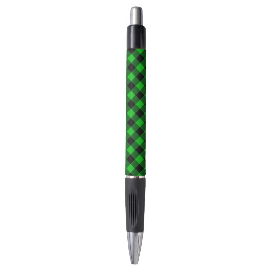 Stylo à chèque vert noir (Devant (Vertical))