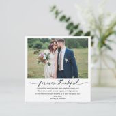 Stylo à encre Calligraphie Merci Mariage 5 Photos (Debout devant)