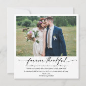 Stylo à encre Calligraphie Merci Mariage 5 Photos (Devant)