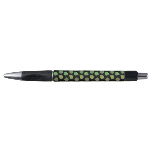 Stylo à encre noire aux feuilles vertes d'arbre de (Devant)