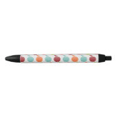 Stylo à encre noire Motif Retro Fruity (Devant)