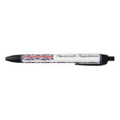 Stylo à encre noire personnalisé | UNION JACK | DR (Bas)