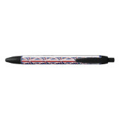 Stylo à encre noire personnalisé | UNION JACK | DR (Dos)