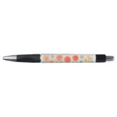 Stylo à motifs floraux aquarelle personnalisable (Devant)