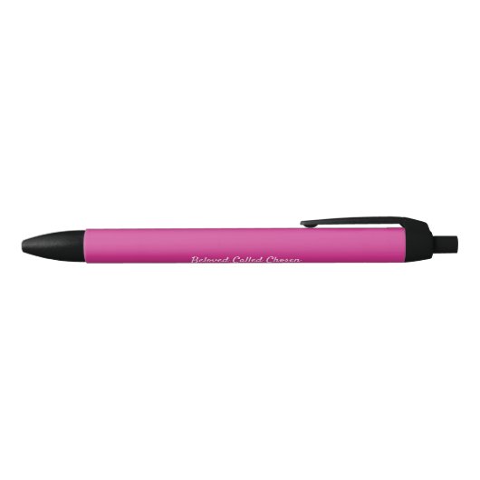 Stylo À Trim Noir Chosen, Encre Noire (Haut)