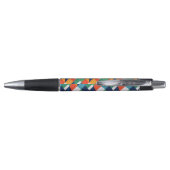 Stylo Abstrait Géométrique Multicolore Gras (Dos)