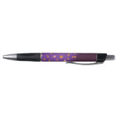 Stylo Abstrait lune feuilles d'automne roses (Bas)