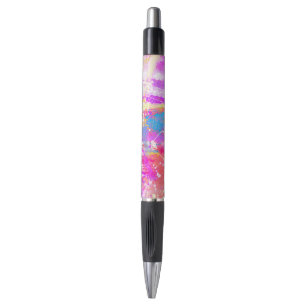 Stylo Abstrait Vibrant Peintures colorées éclats
