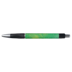 Stylo Acceptation Médaillons de saumons jaunes bleus