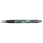 Stylo Agate Green Gold Parties scintillant Emerald Nom p (Dos)
