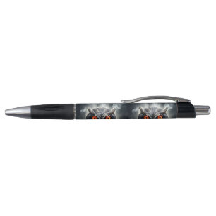 Stylo "Ailes de cauchemar : le hibou vampire aux crocs"