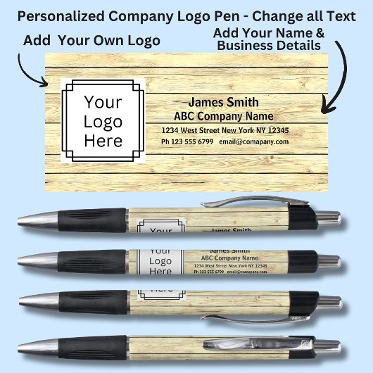 Stylo Ajouter les détails de l'entreprise Nom etc. Effet