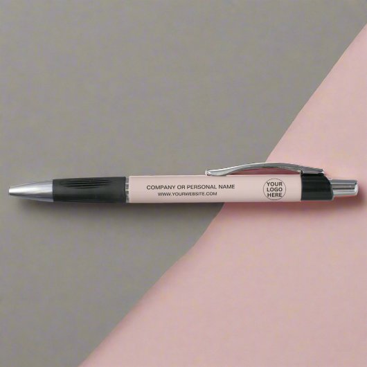 Stylo Ajouter un logo et du texte l Promotionnels Blush