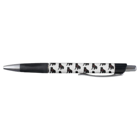 Stylo American Pit Bull Terrier Silhouette (Bas)