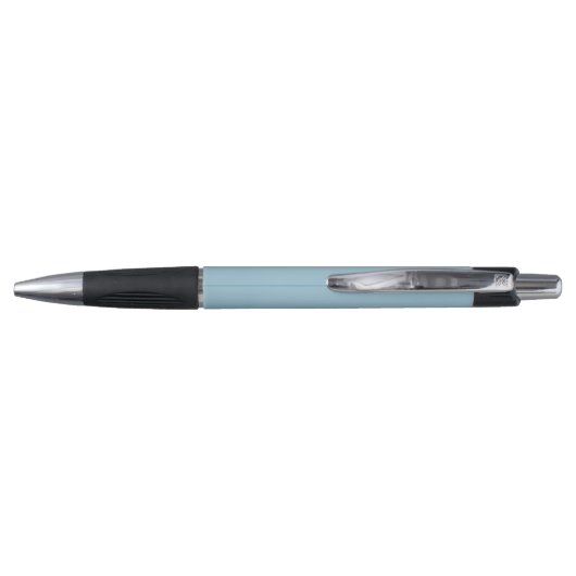 Stylo Ancre bleu-clair décorée d'un monogramme (Dos)