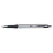 Stylo Ancre grise décorée d'un monogramme (Dos)