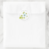 Stylo Anémonique blanc et Étiquettes de fleurs d'a (Sac)