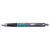 Stylo Aqua blue Ombre parties scintillant scintillants P (Dos)