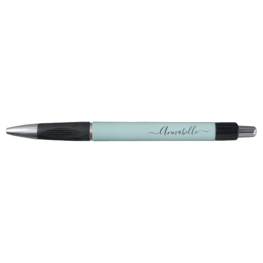 Stylo Aqua Nom Personnalisé Script (Devant)