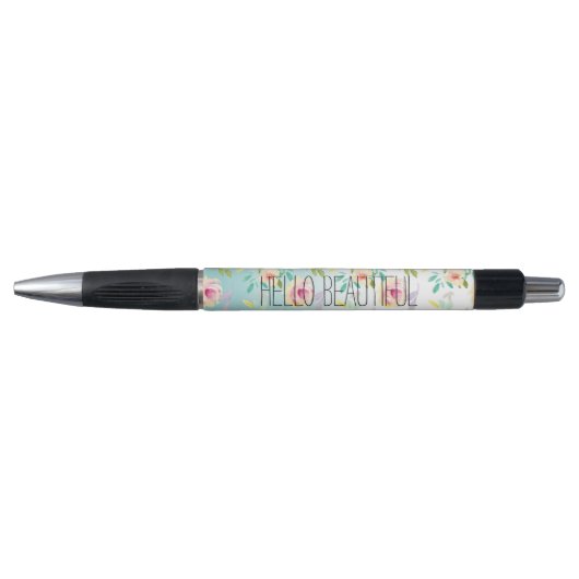 Stylo Aqua Ombre rose jaune floral (Devant)