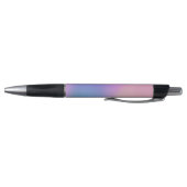 Stylo Aquarelle de Boho pourpre dégradé Nom personnalisé (Bas)